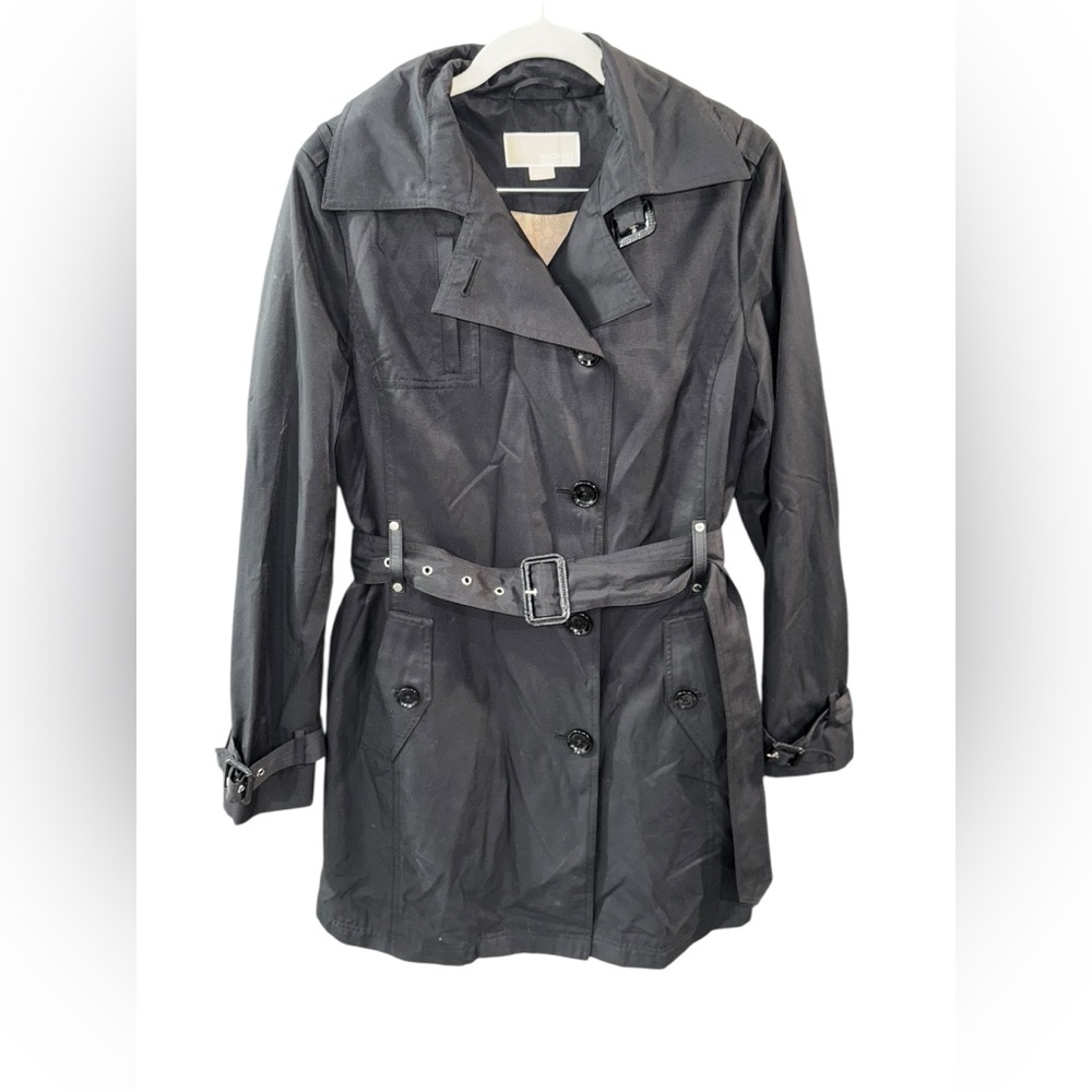 Michael‎ Kors Charcoal Trench Coat with Belt